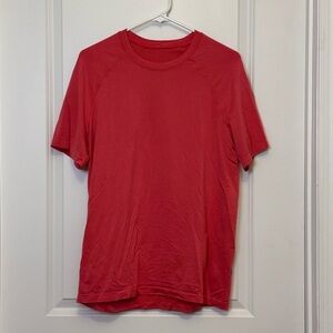 lululemon athletica Vibrant Red Short Sleeve Tee